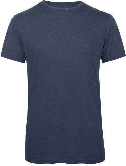 Herren T-Shirt Triblend /men – B&C in Heather Navy