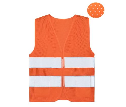 Mesh Safety Vest for Children Korfu – Korntex in Hi Vis Orange
