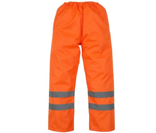 Hi-Vis Two-Tone Waterproof Overtrousers HVS463 – Yoko in Hi Vis Orange