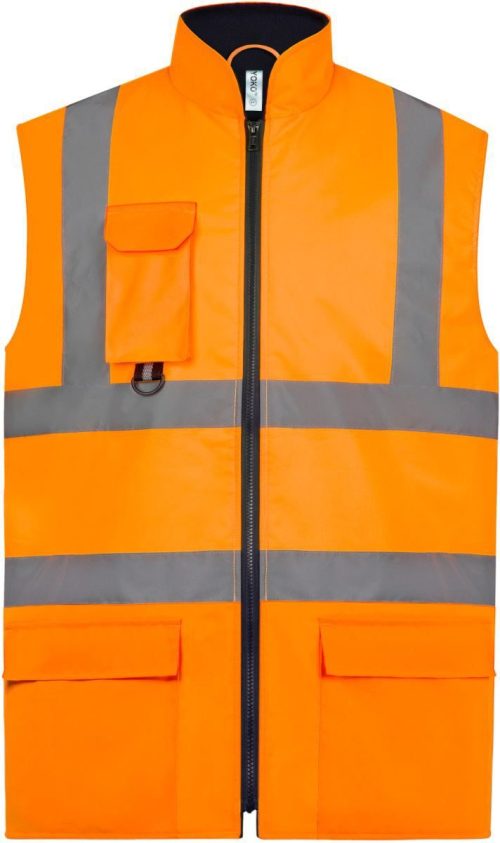 Hi-Vis Wattierter Bodywarmer HV 005 – Yoko in Hi Vis Orange