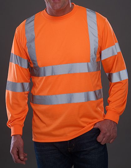 Hi-Vis Long Sleeve T-Shirt – YOKO in Hi-Vis Orange