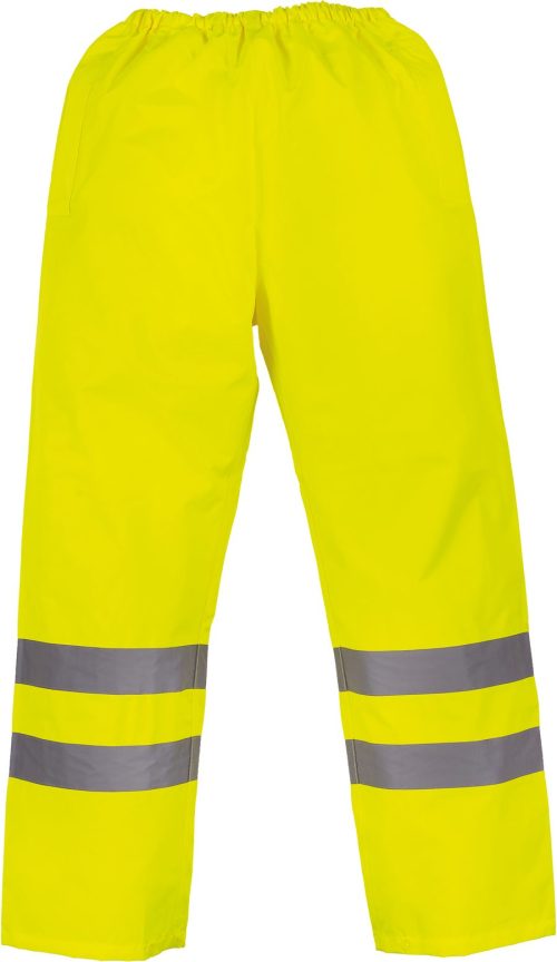 Hi-Vis Waterproof Over Trousers HVS46 – Yoko in Hi Vis Yellow