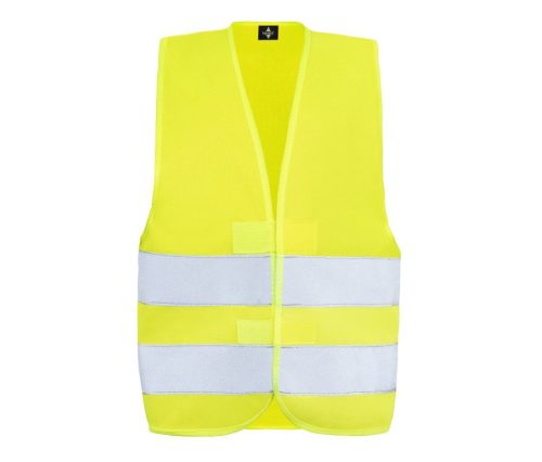 Kids´ Hi-Vis Functional Safety Vest Aarhus – Korntex in Hi Vis Yellow