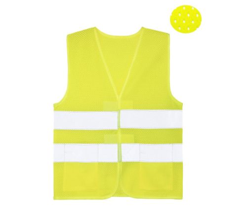 Mesh Safety Vest for Children Korfu – Korntex in Hi Vis Yellow