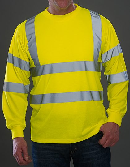 Hi-Vis Long Sleeve T-Shirt – YOKO in Hi-Vis Yellow