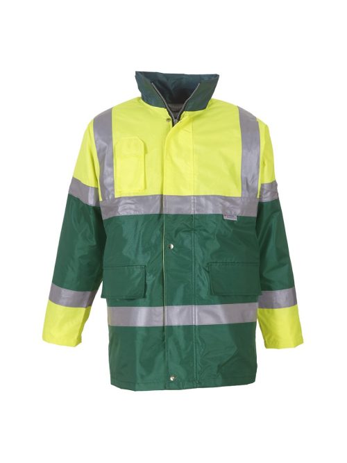 Kontrastfarbene Warn-Jacke HVP303 – Yoko in Hi Vis Yellow / Green