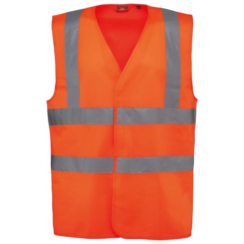 HI-VIS Sicherheitsweste Erwachsene Unisex WK616 – WK in Hi Viz Orange