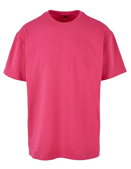 Schweres Oversize T-Shirt BY 102 – Build your Brand in Hibiskus Pink