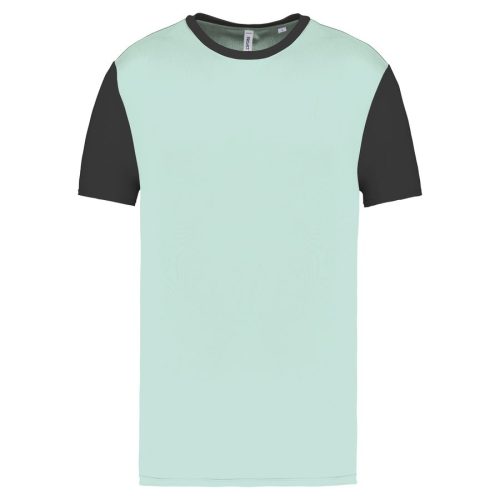 Unisex-Multisport-Kurzarmtrikot zweifarbig PA4023 – Proact in Ice Mint / Dark Grey