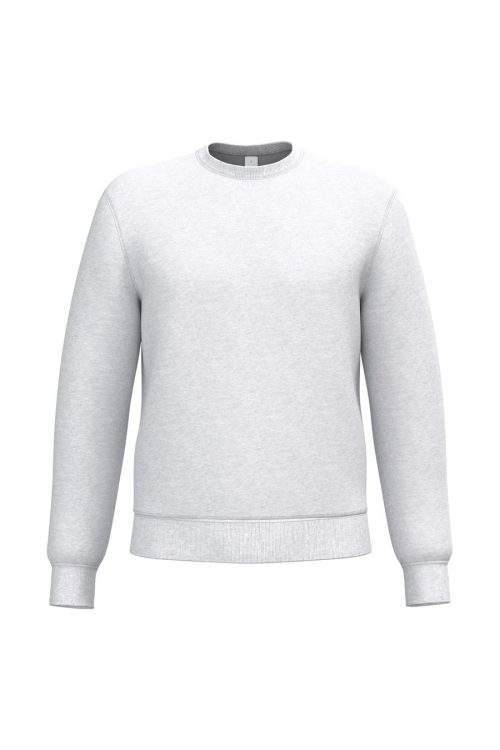 Unisex Rundhals-Sweatshirt IB400 – iDeal Basic Brand in Ideal Ash Heather