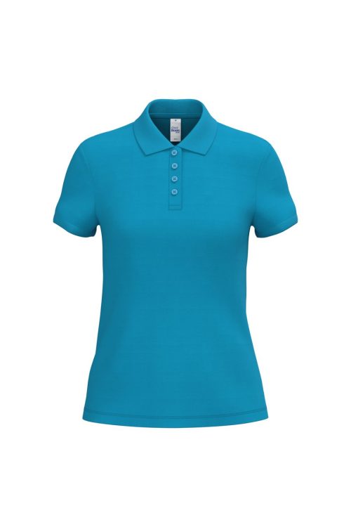Damen Piqué-Poloshirt IB221 – iDeal Basic Brand in Ideal Atoll Blue