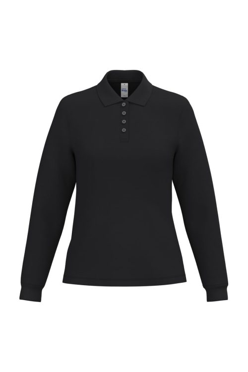 LSL Damen Piqué-Poloshirt IB291 – iDeal Basic Brand in Ideal Black