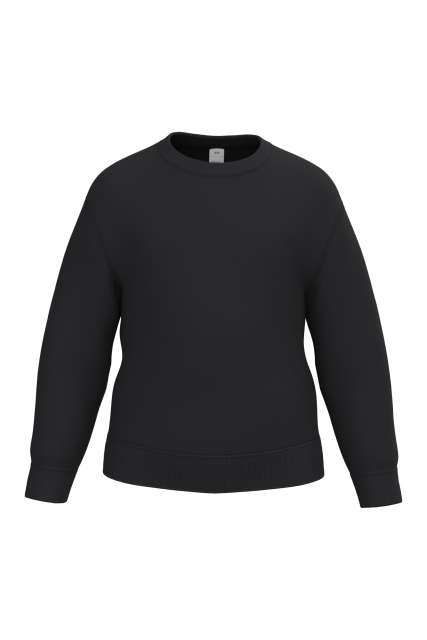 Kids' Basic Round Neck Sweatshirt – iDeal Basic in Ideal Black