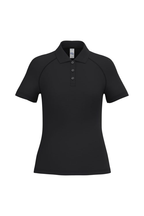 Damen Sport-Poloshirt IB201 – iDeal Basic Brand in Ideal Black