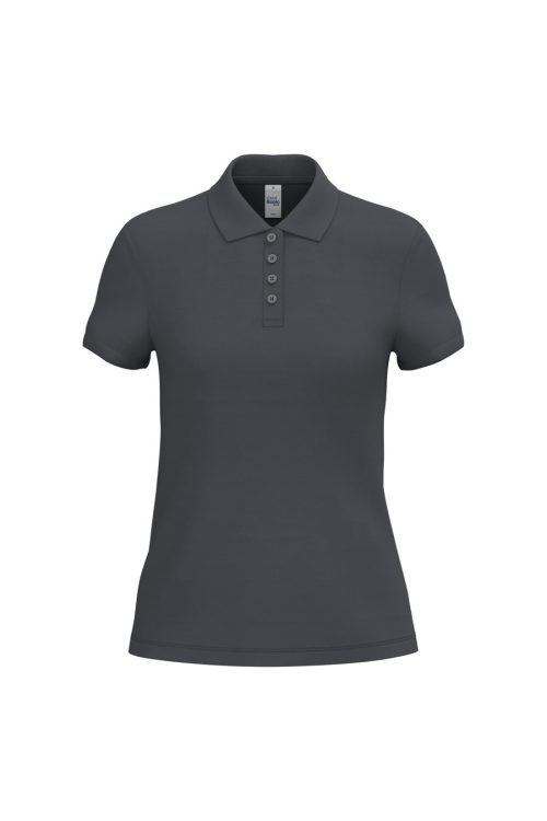 Damen Piqué-Poloshirt IB296 – iDeal Basic Brand in Ideal Dark Grey