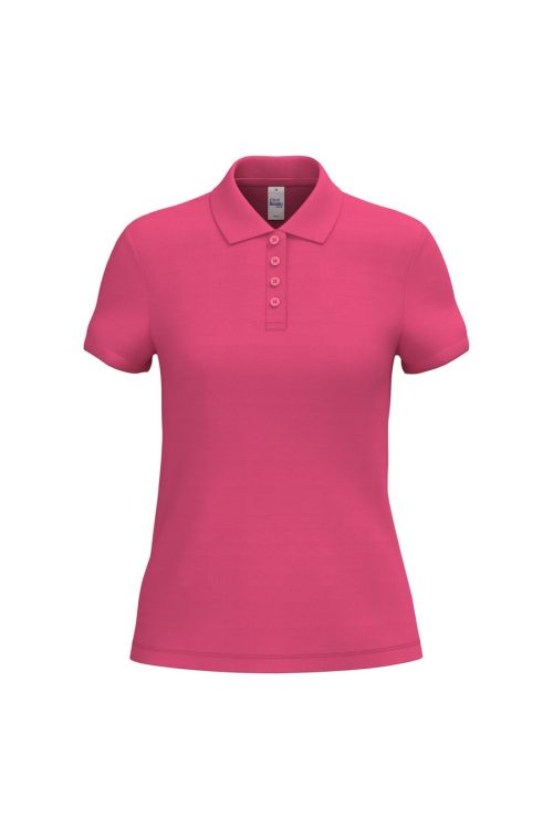 Damen Piqué-Poloshirt IB296 – iDeal Basic Brand in Ideal Fuchsia