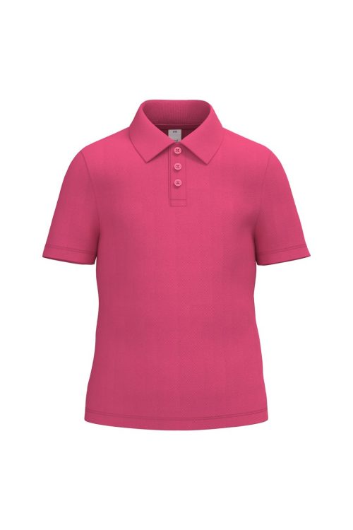 Kinder Piqué-Poloshirt IB297 – iDeal Basic Brand in Ideal Fuchsia