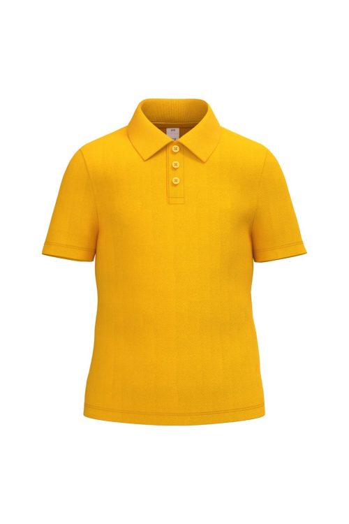 Kinder Piqué-Poloshirt IB297 – iDeal Basic Brand in Ideal Gold