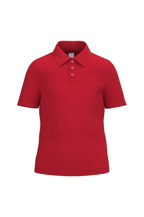 Kinder Piqué-Poloshirt IB297 – iDeal Basic Brand in Ideal Red