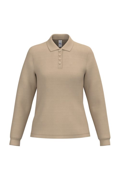 LSL Damen Piqué-Poloshirt IB291 – iDeal Basic Brand in Ideal Sand