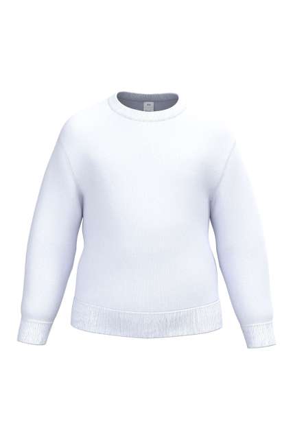 Kids' Basic Round Neck Sweatshirt – iDeal Basic in Ideal White