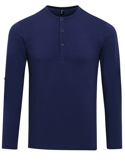 Men´s Long-John Roll Sleeve Tee – Premier Workwear in Indigo (Ca. Pantone 2380C)