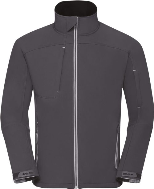 Men's Bionic-Finish® Softshell Jacke R-410M-0 – Russell in Iron Grey