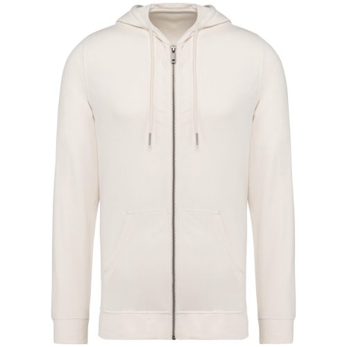 Herren-Kapuzensweatshirt mit Reissverschluss NS426 – Native Spirit in Ivory
