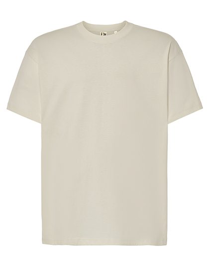 Oversize Relaxed Fit T-Shirt – JHK in Ivory