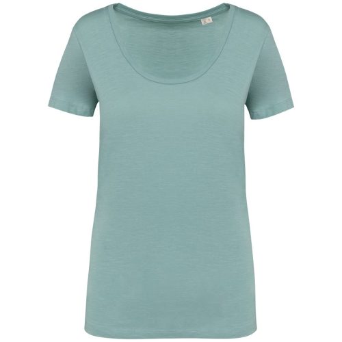 Damen-Slub-T-Shirt NS329 – Native Spirit in Jade Green