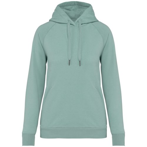 Ladies' Raglan Hooded Sweatshirt – Native Spirit in Jade Green