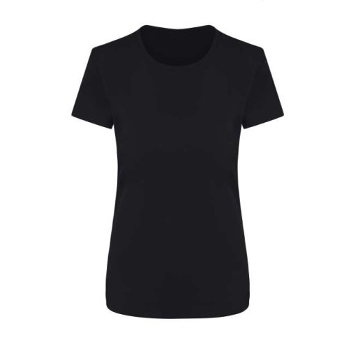 Ambaro Recycled Women's Sports Tee – Ecologie in Jet Black