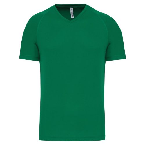 Herren Kurzarm-Sportshirt mit V-Ausschnitt PA476 – Proact in Kelly Green