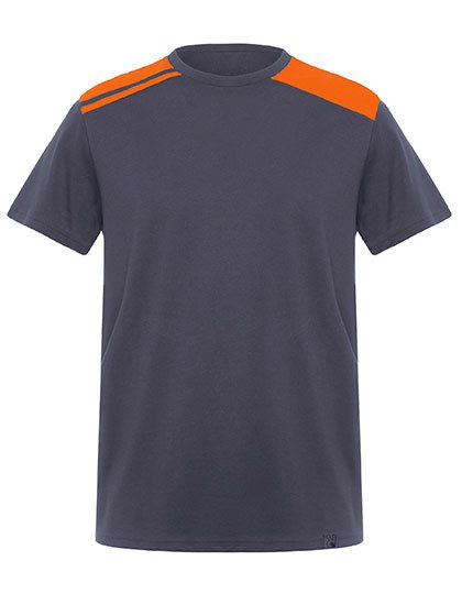 T-Shirt Expedition – Roly Workwear in Lead 23/Orange 31