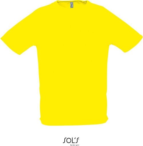 Herren Raglan Sport Shirt Sporty – SOL'S in Lemon