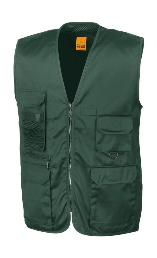 Safari Waistcoat – Result Workguard in Lichen Green