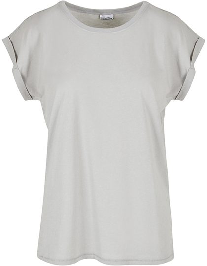 Damen T-Shirt BY 021 – Build your Brand in Light Asphalt
