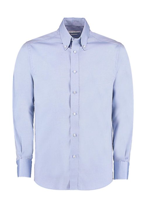 Tailored Fit Premium Oxford Shirt KK188 – Kustom Kit in Light Blue