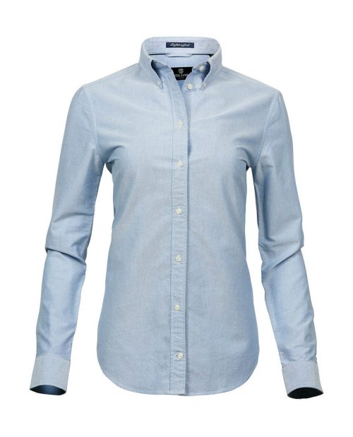 Women´s Perfect Oxford Shirt – Tee Jays in Light Blue