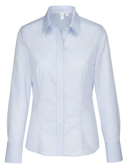 Women´s Blouse Regular Fit Long Sleeve – Seidensticker in Light Blue