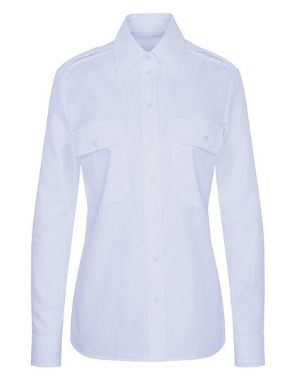 Women´s Pilot Blouse Regular Fit Longsleeve – Seidensticker in Light Blue