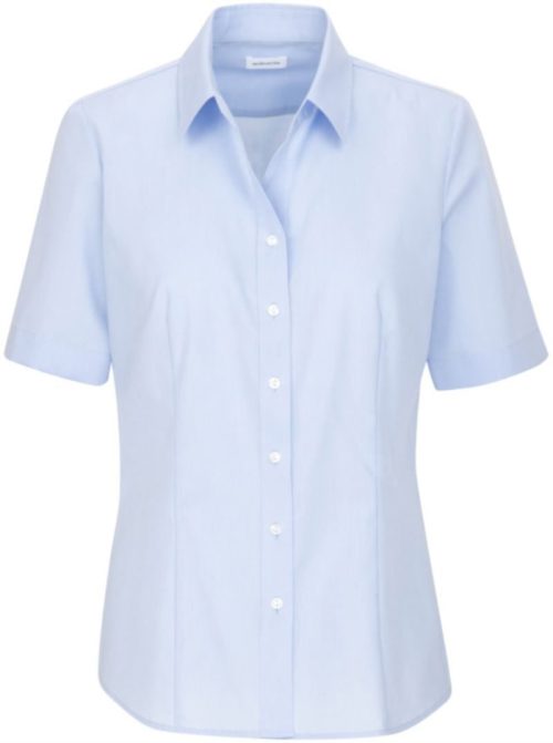 Bluse kurzarm Blouse SSL – Seidensticker in Light Blue