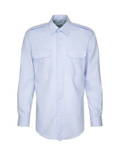 Men´s Pilot Shirt Regular Longsleeve – Seidensticker in Light Blue