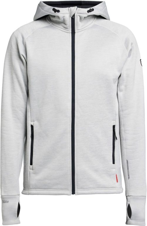 Herren Kapuzen Sweatjacke TXlite Hoodie Zip Men – Tenson in Light Grey