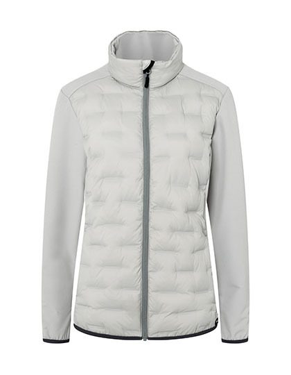 Damen Fleece-Hybrid Jacket – Karlowsky in Light Grey (Ca. Pantone 428C)