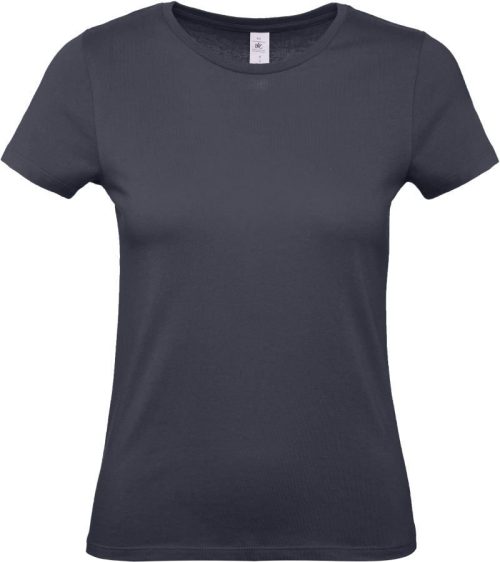 Damen T-Shirt #E150 /women – B&C in Light Navy