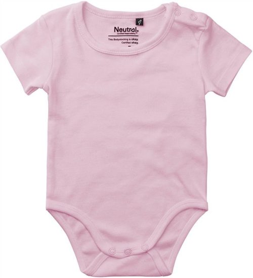 Baby Body kurzarm O 11030 – Neutral in Light Pink