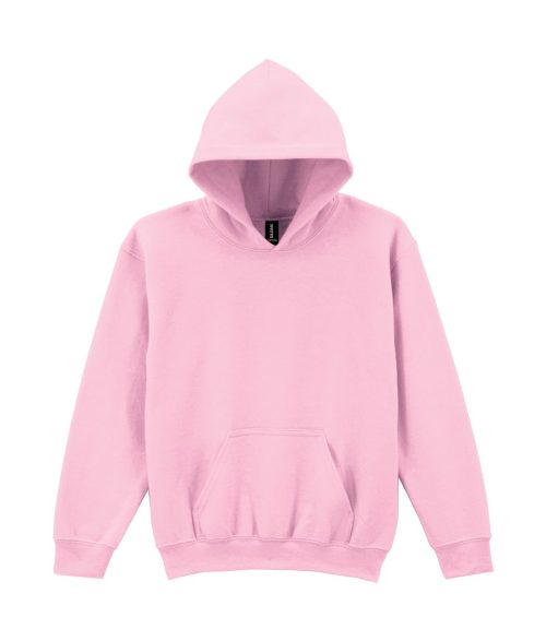 Heavy Blend™ Youth Hooded Sweatshirt – Gildan in Light Pink