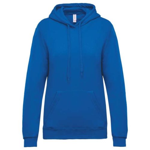 Ladies’ Hooded Sweatshirt – Kariban in Light Royal Blue
