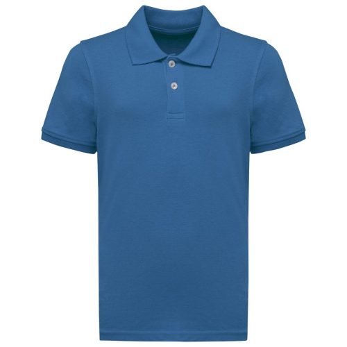 Kinder-Piqué-Polohemd K292 – Kariban in Light Royal Blue